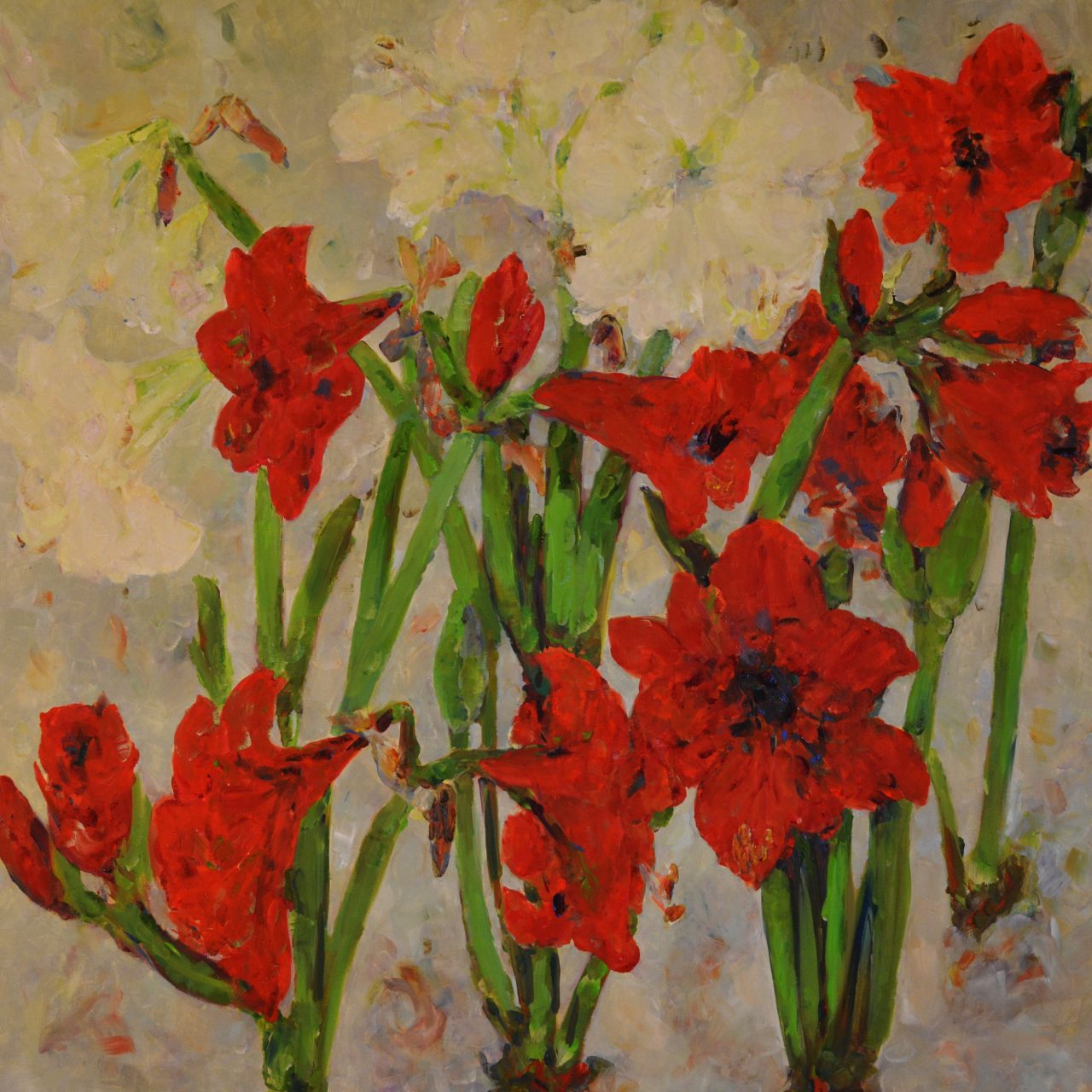 Amaryllis III Ölgemälde